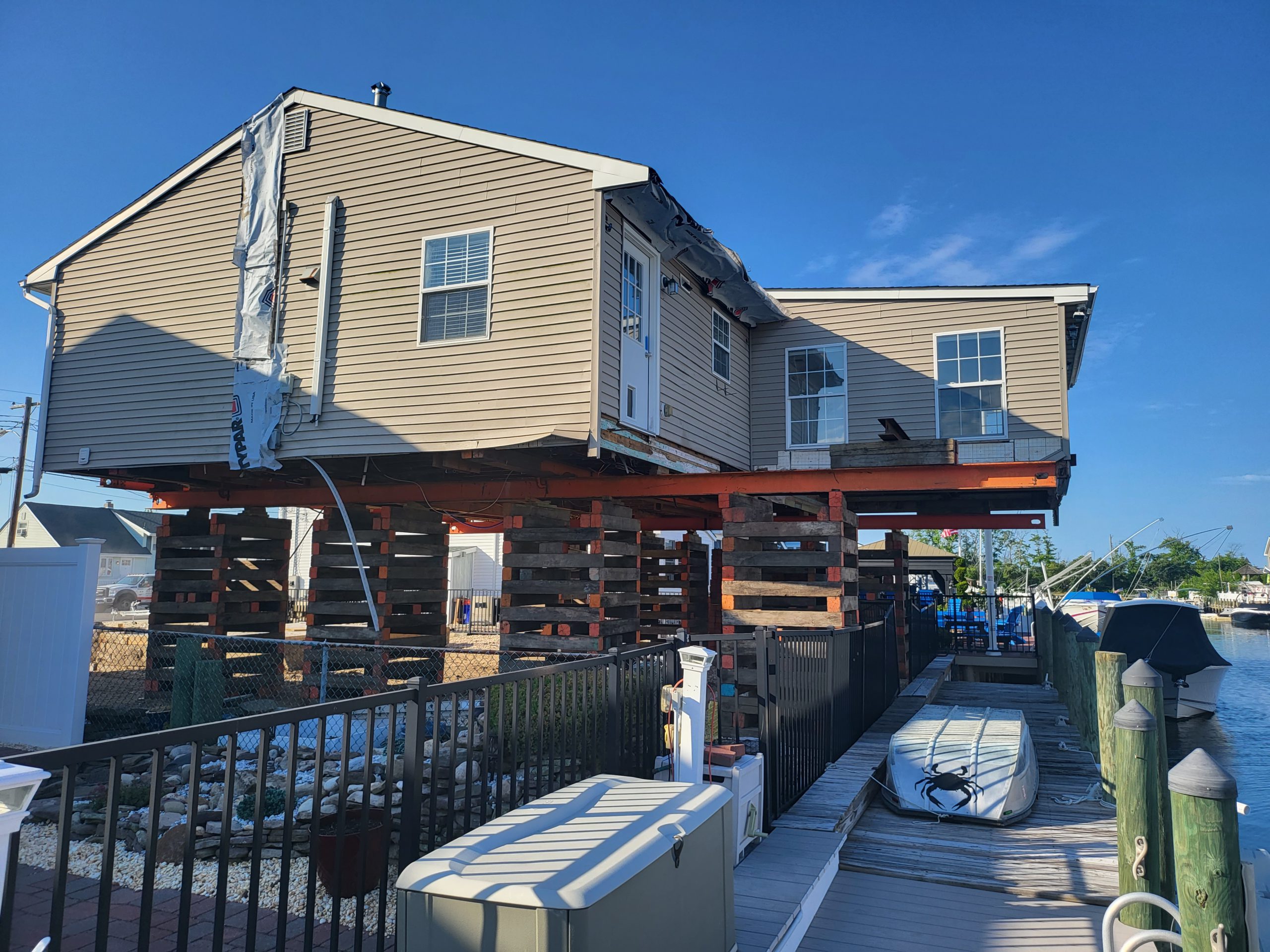 water side house lift and move nj